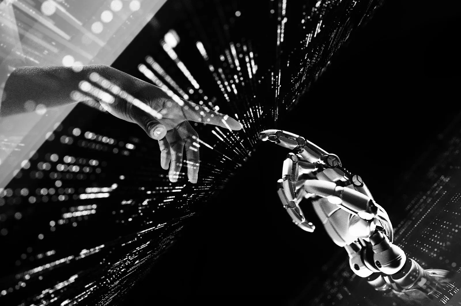 AI and robotics concept